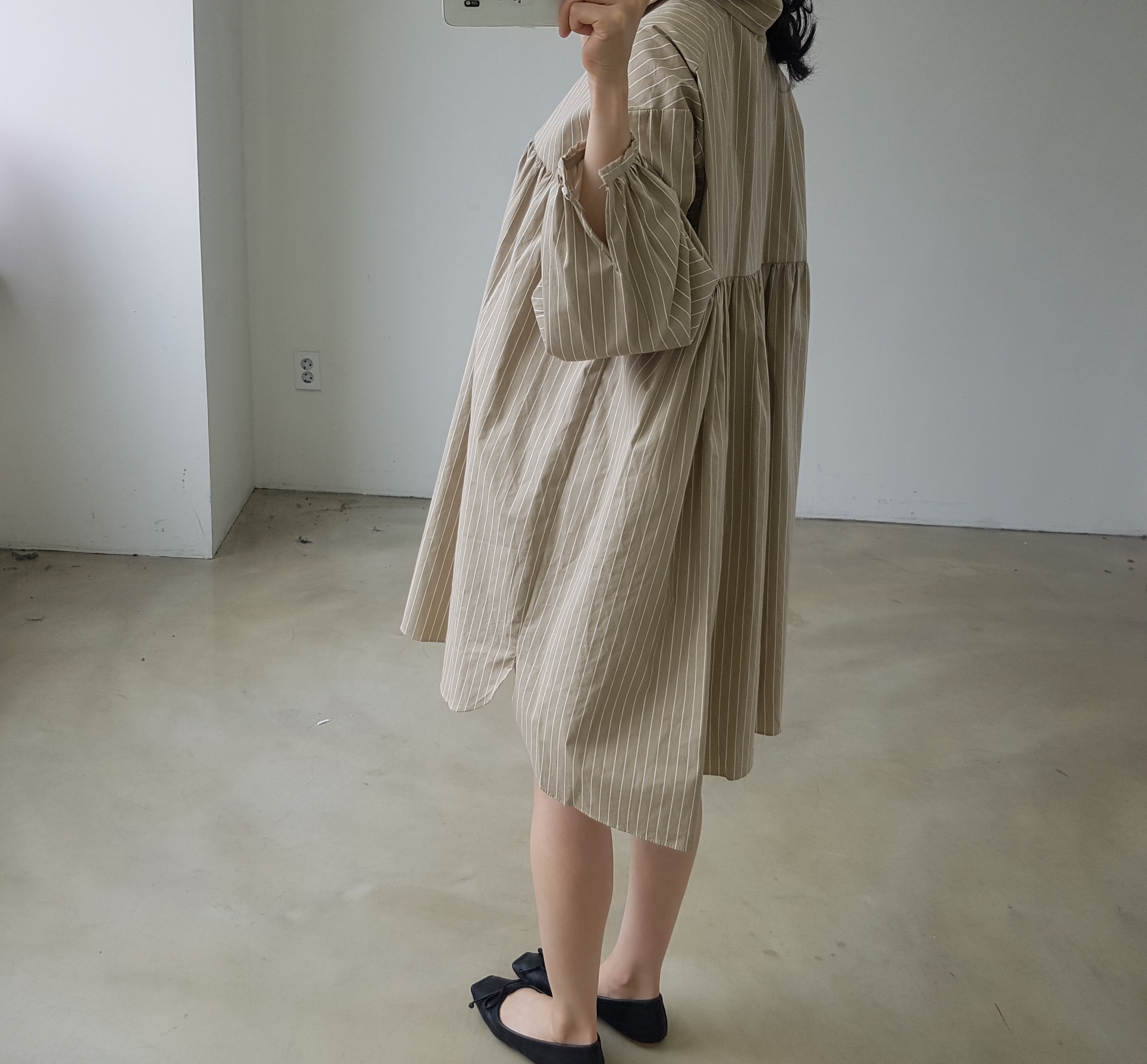 New Stripe Shirt Dress _2030 Ducky Little Girl Sho