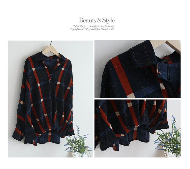 Women Blouses Offer Roll-Up Blouse Navy, Black Rag