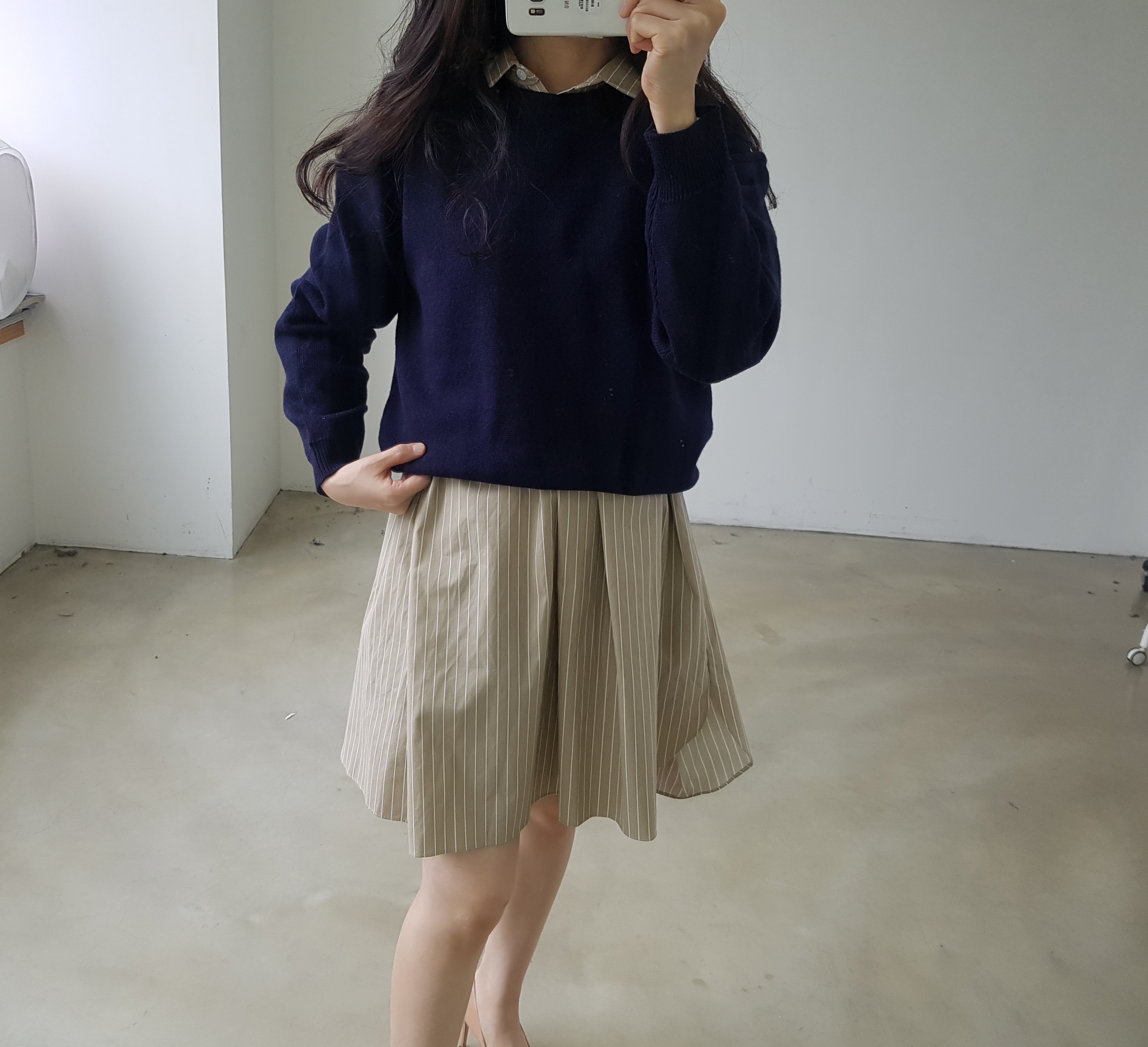 New Stripe Shirt Dress _2030 Ducky Little Girl Sho