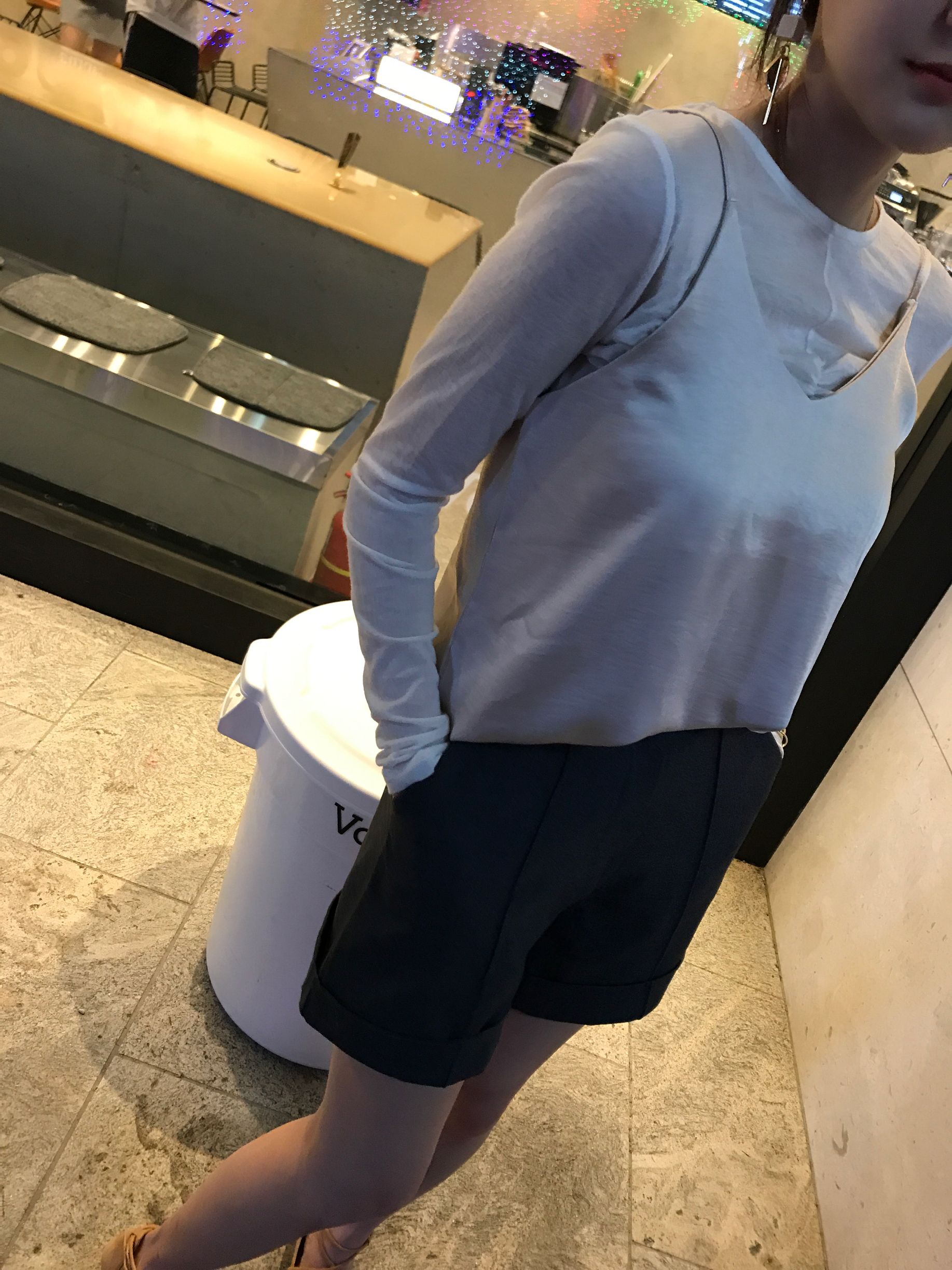 Women Short Pants Belt Set Shorts Simplicity Class