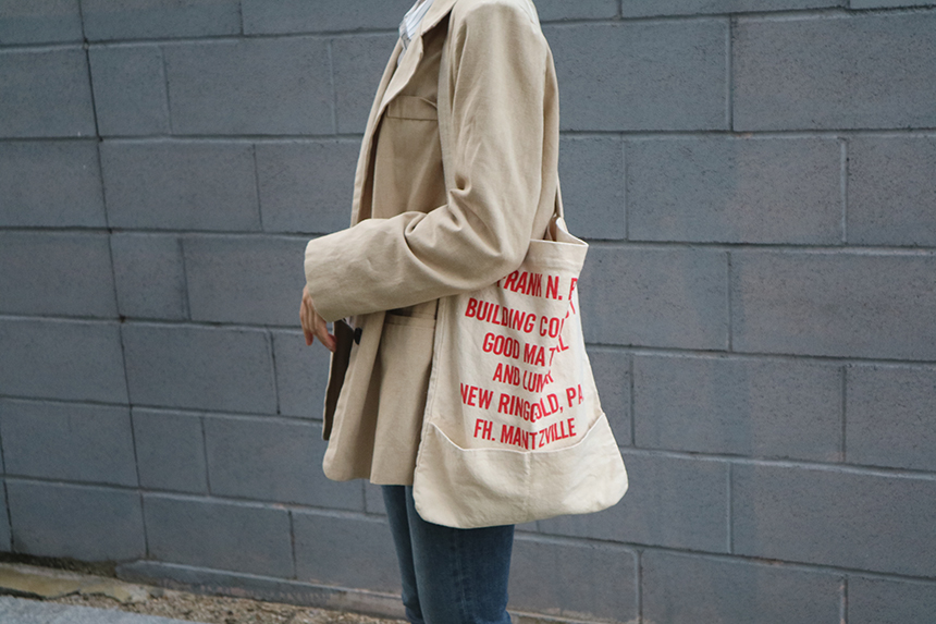 NEW ECO BAG Tobi Toba Pocket Lettering Eco Bag Sho