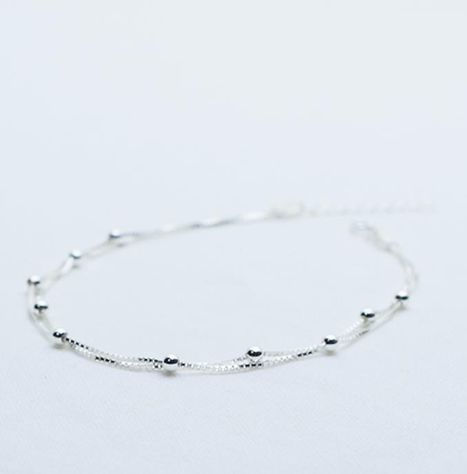 New Doubling Silver Bracelet 925