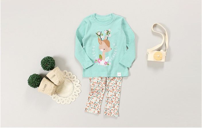 NEW KID PAJAMAS Four cute patterns in the caric gi