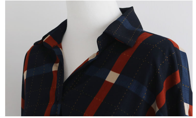 Women Blouses Offer Roll-Up Blouse Navy, Black Rag