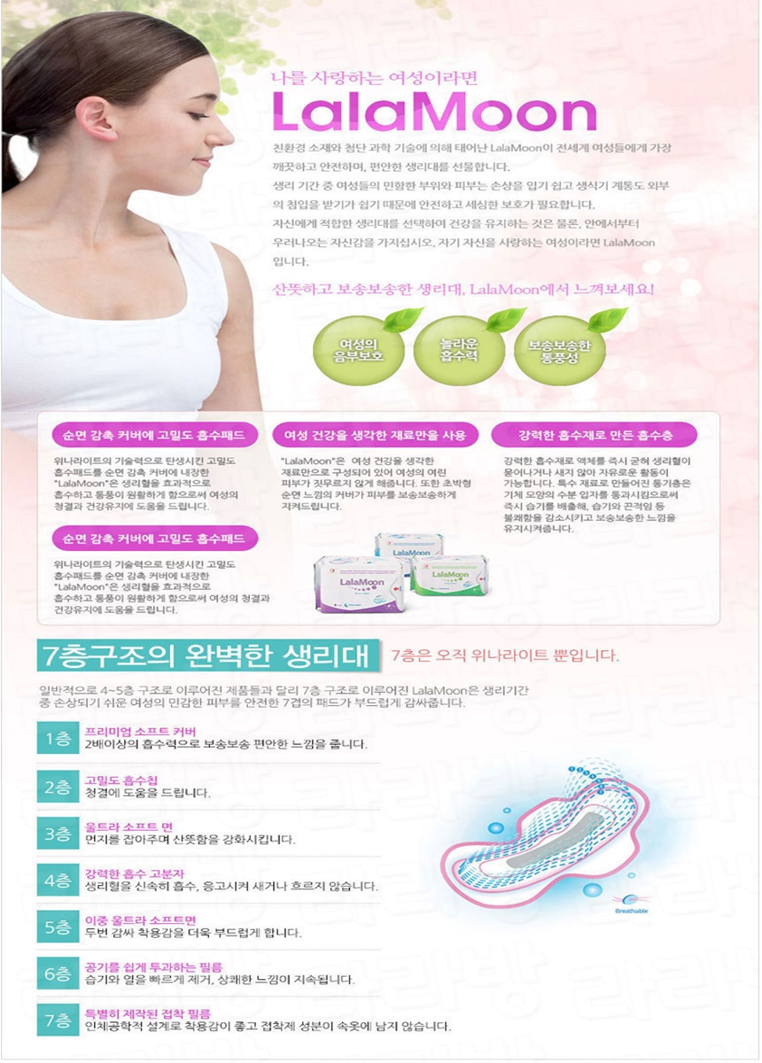 Lara Moon Feminine 2017 New Products Anion Natural