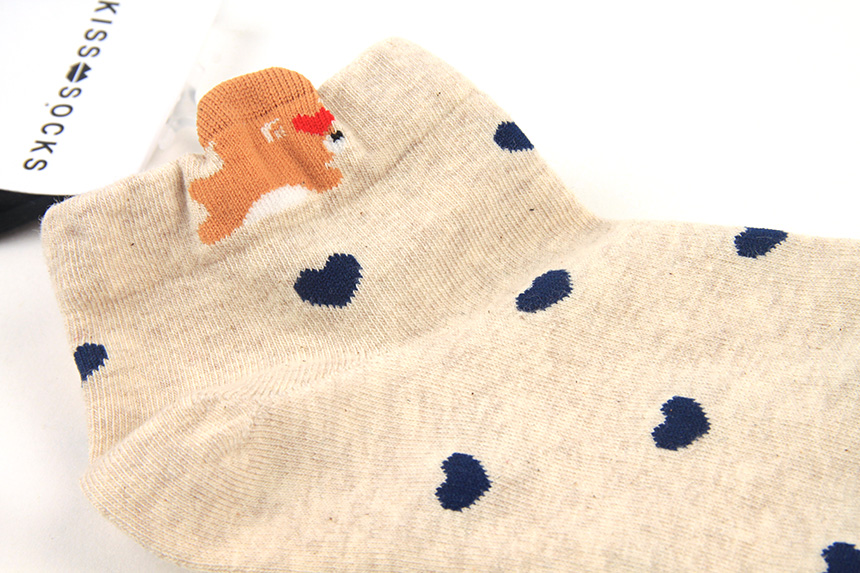 NEW SOCKS COLLECTION Heart Sneakers Women's Ank