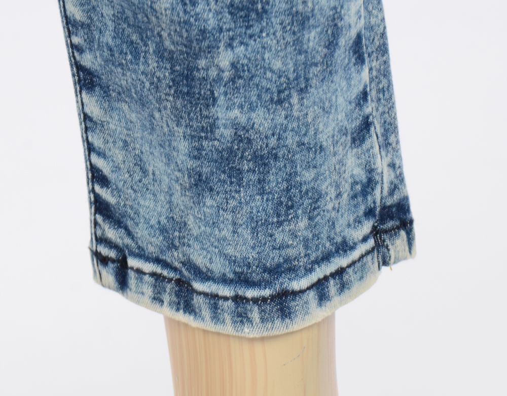 Women Jeans Pants Vintage Diswashed Exhaust Pants 