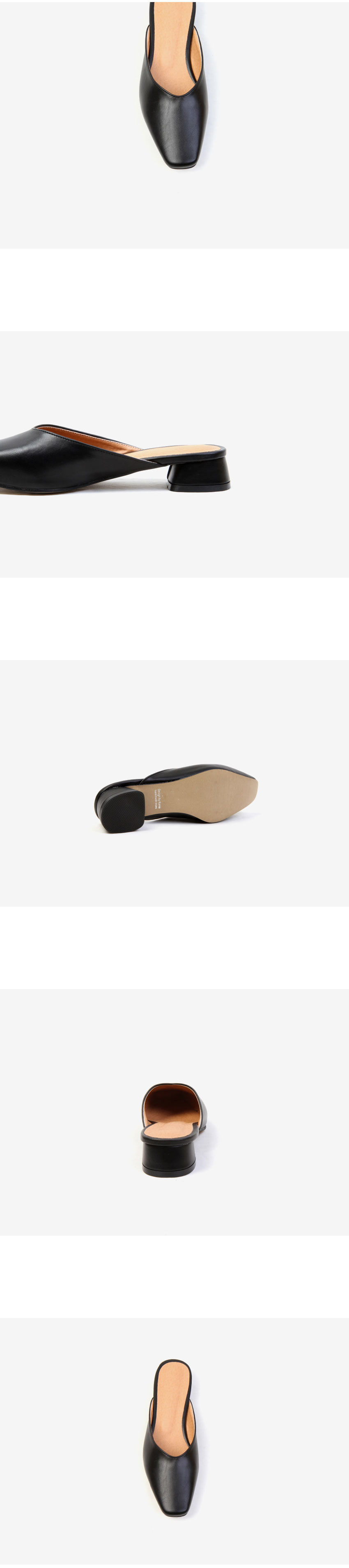 New 1071 5color flops Mules blow-heeled 3.5cm Fall