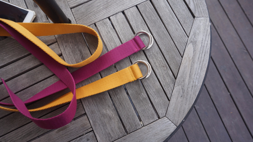 NEW MEN FASHION BELT Stretch Canvas Ring Belt 3Col