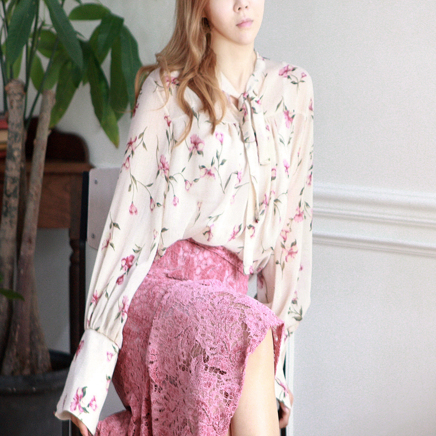 NEW FASHION LADY GIRL Blouse Autumn Frilly Chiffon