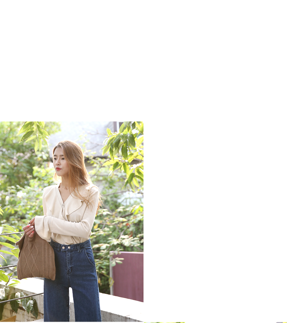 Women Jeans Pants High waist wide boots cut jeans 