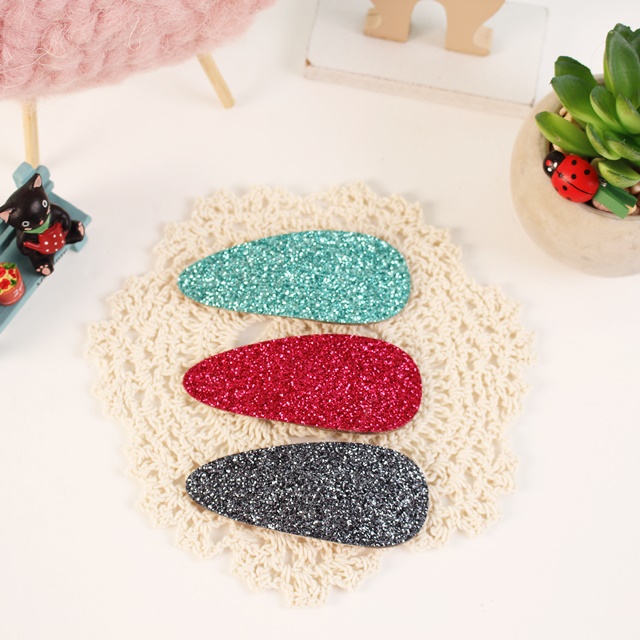 New Glitter Glitter Tick Pin Orange, Pink, Red, Bl