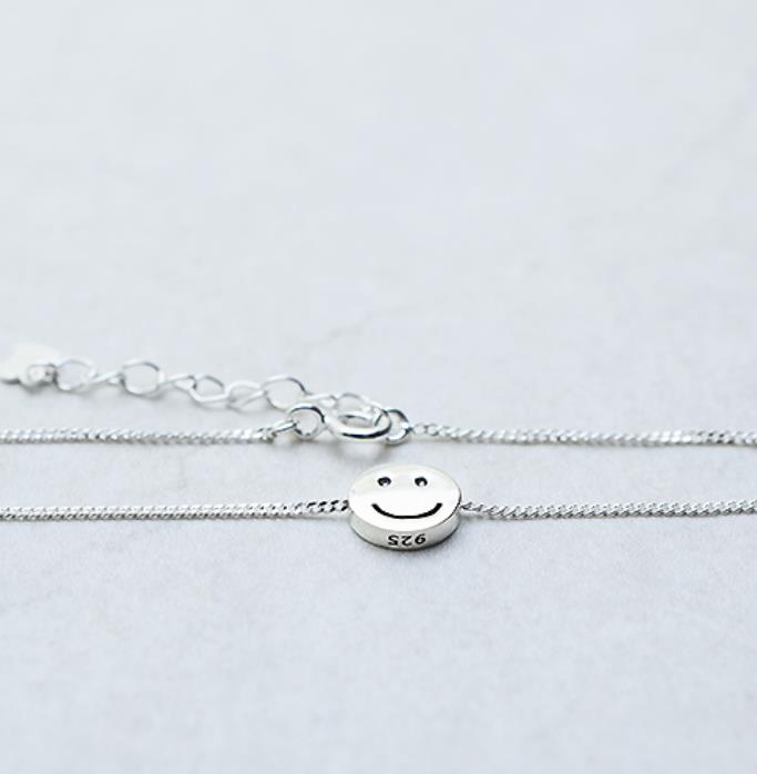 New smile smile silver bracelet 925