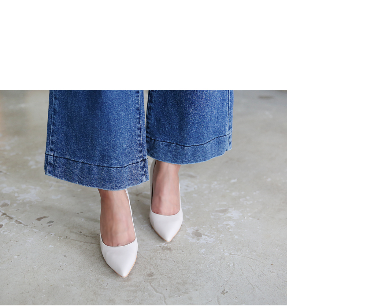 Women Jeans Pants High waist wide boots cut jeans 