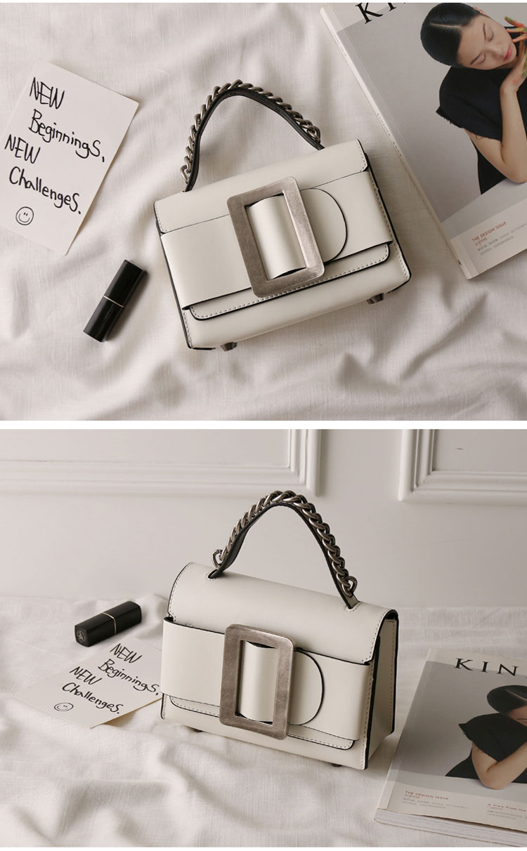 New buckle decoration mini cross cowhide leather, 