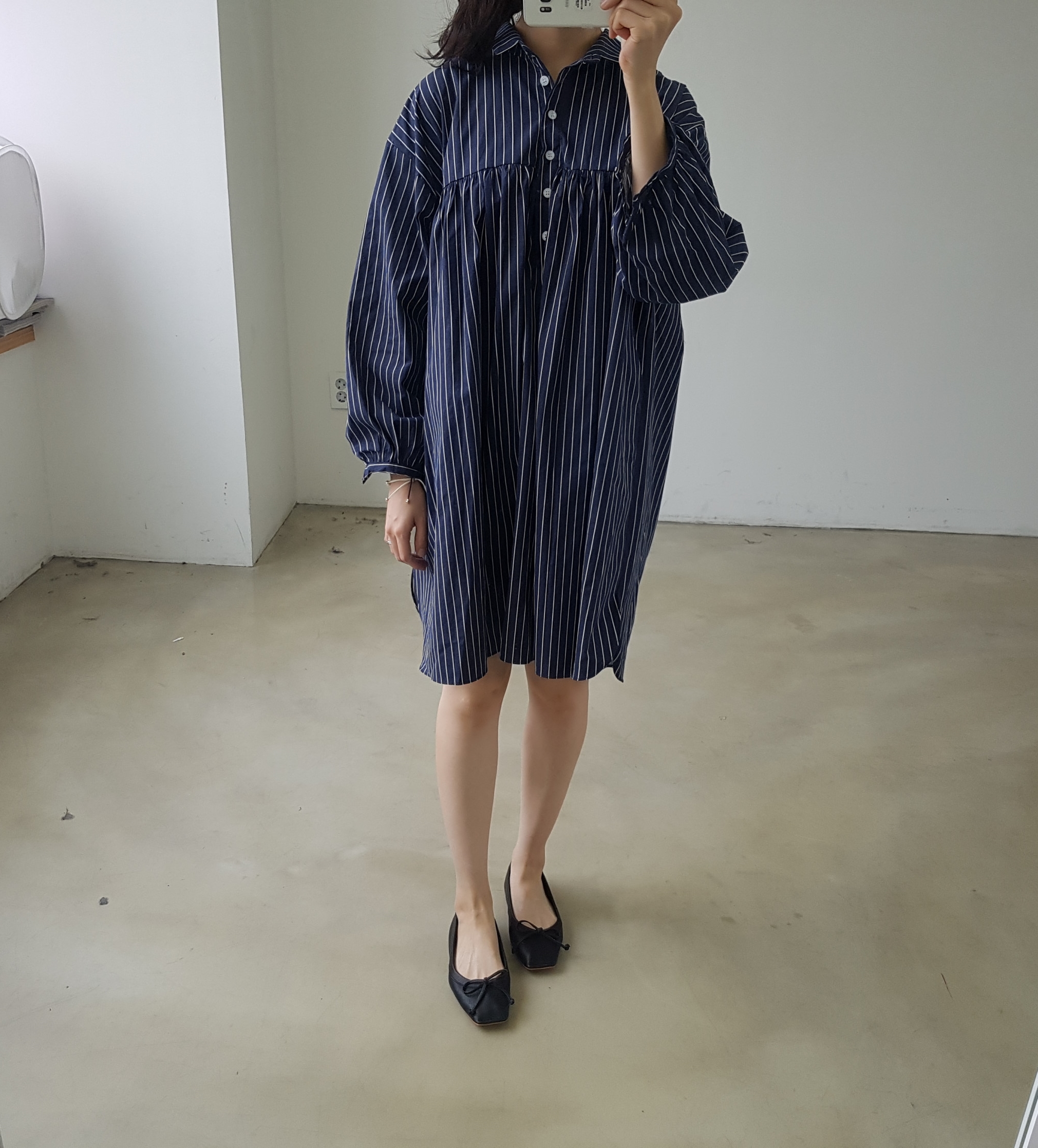 New Stripe Shirt Dress _2030 Ducky Little Girl Sho