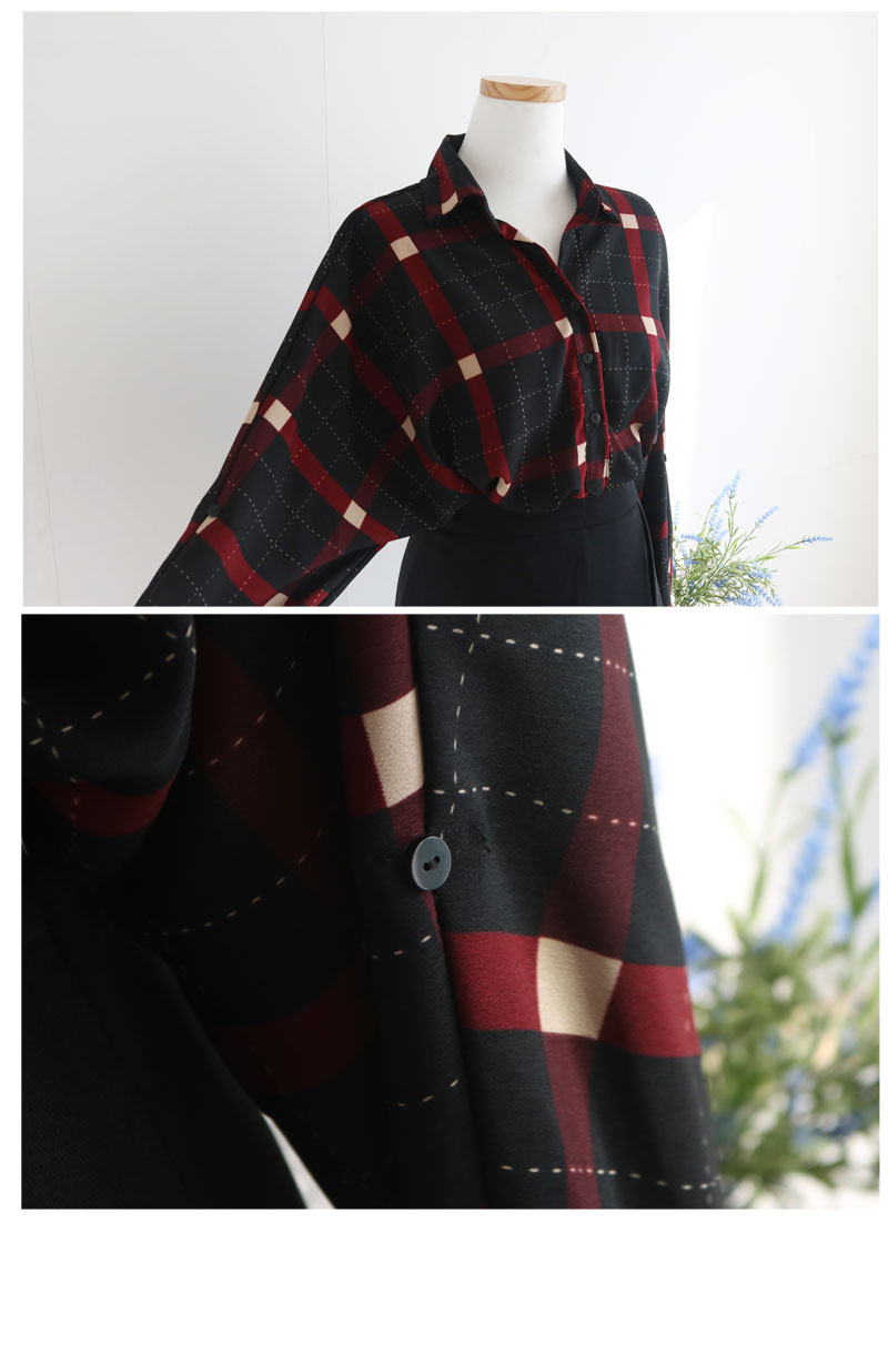 Women Blouses Offer Roll-Up Blouse Navy, Black Rag