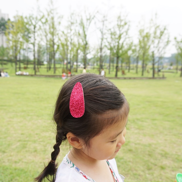 New Glitter Glitter Tick Pin Orange, Pink, Red, Bl