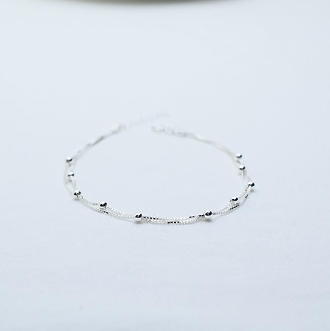 New Doubling Silver Bracelet 925
