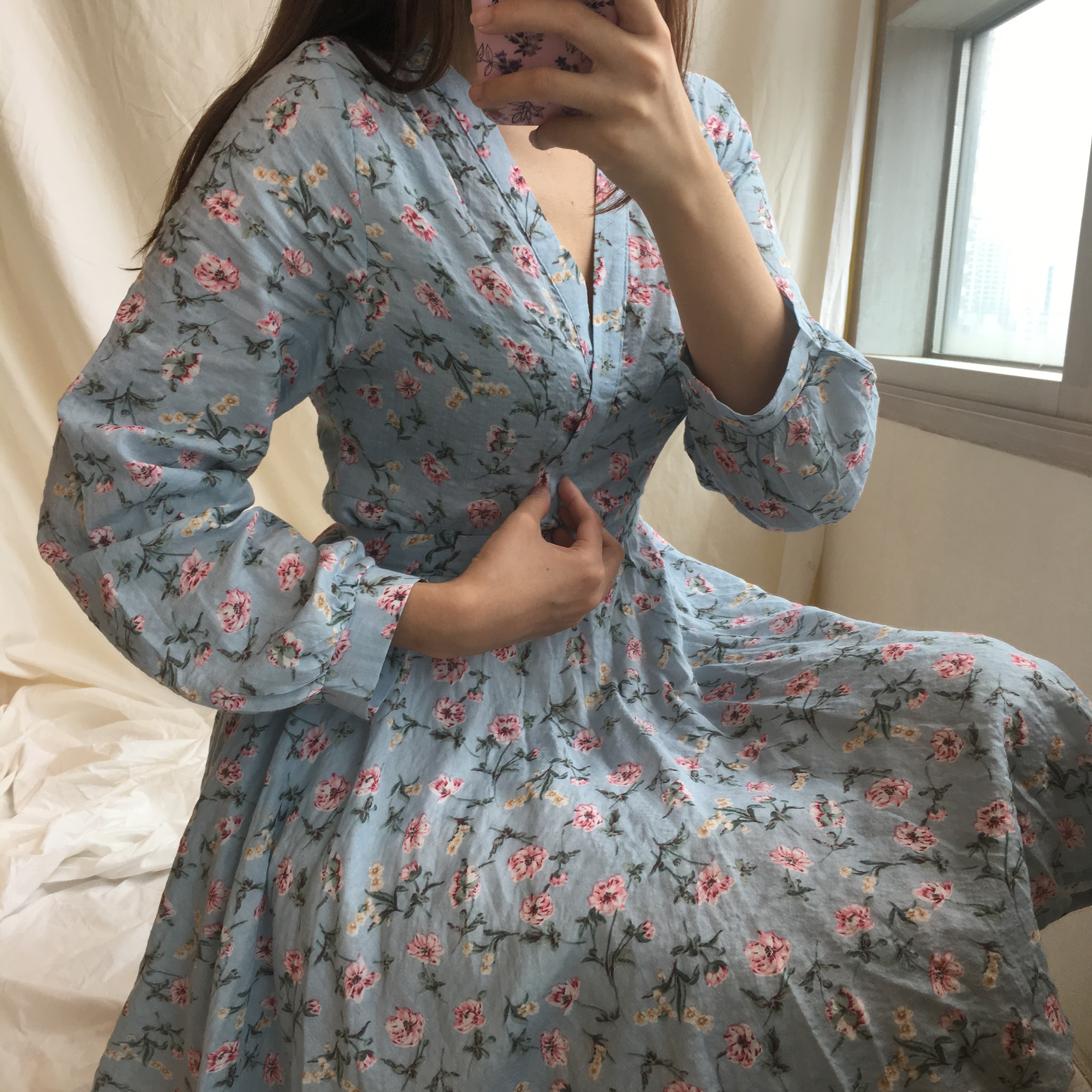 New Women Dress Zoom Flower Flare Mini Dress Sleep