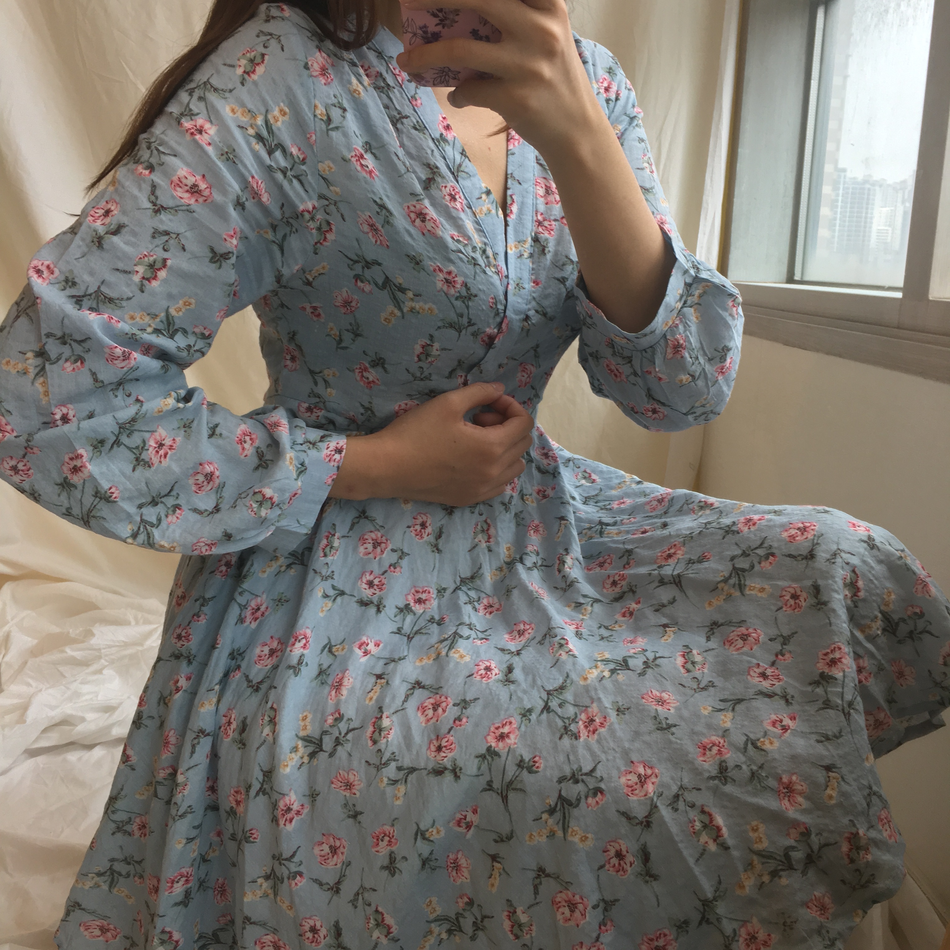 New Women Dress Zoom Flower Flare Mini Dress Sleep