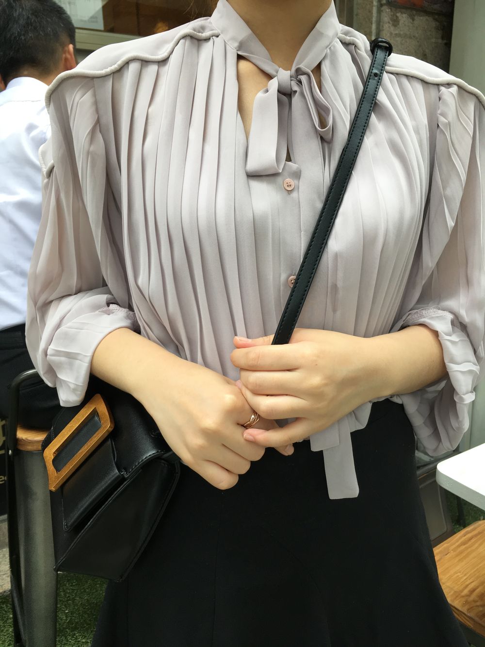 New Big Buckle Mini Cross Bag Casual Chain Back Ba