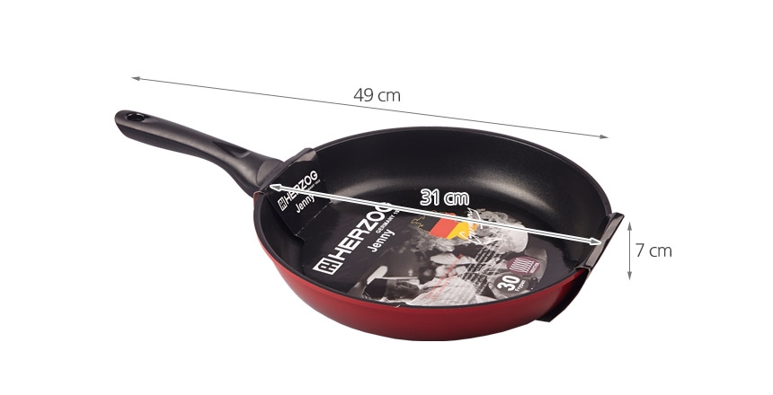 NEW FRYING PAN Herzog Induction Frying Pan 30cm St