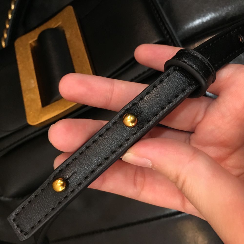 New Big Buckle Mini Cross Bag Casual Chain Back Ba