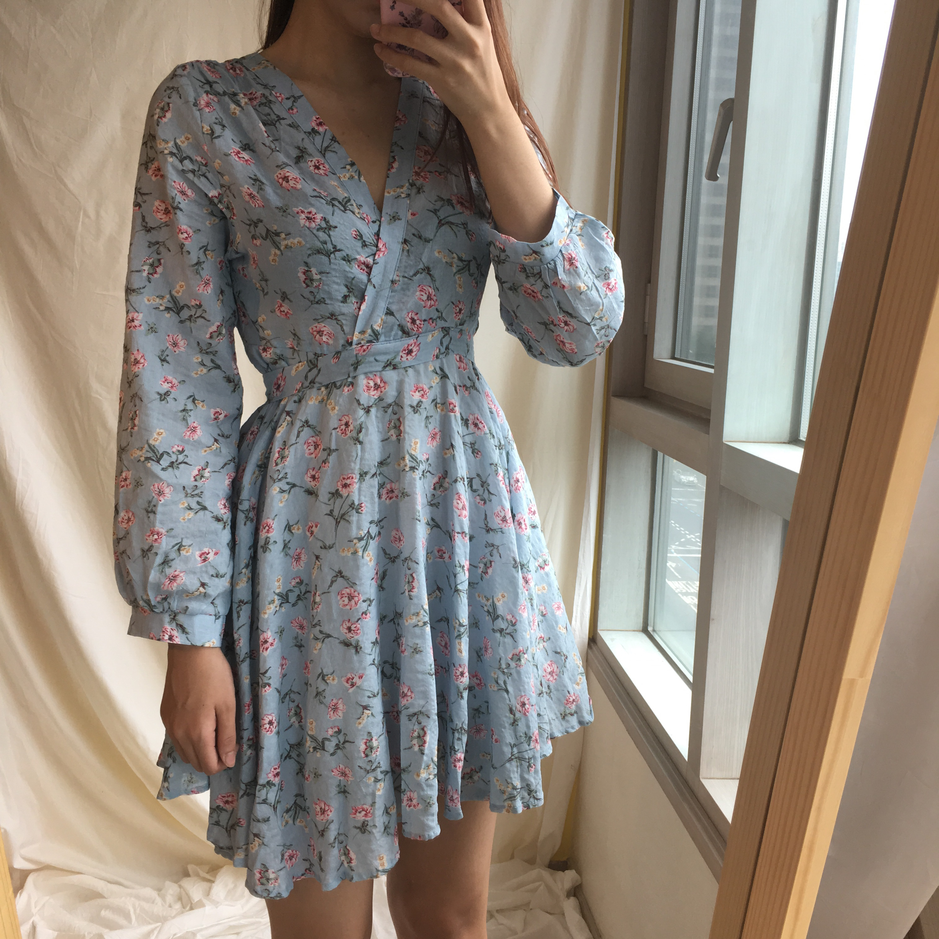 New Women Dress Zoom Flower Flare Mini Dress Sleep