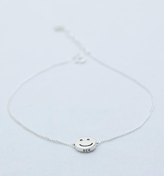 New smile smile silver bracelet 925