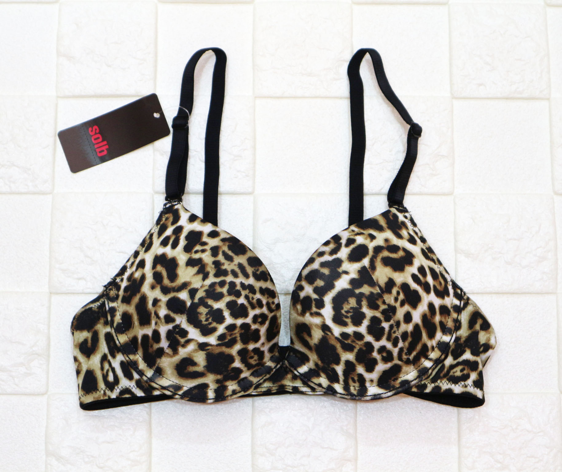Women Underwear Solve Black Leopard Tee Panties Br