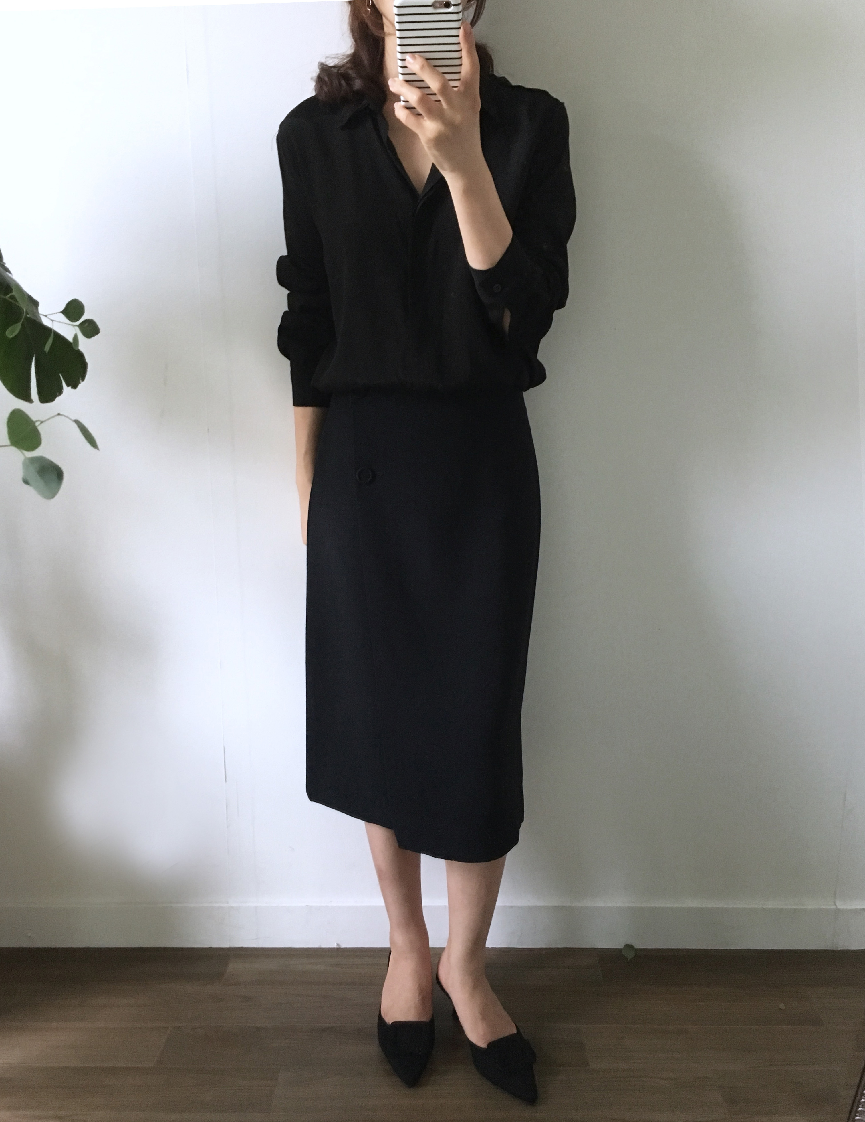 moumou Hexagonal drop earrings Women's gift shi