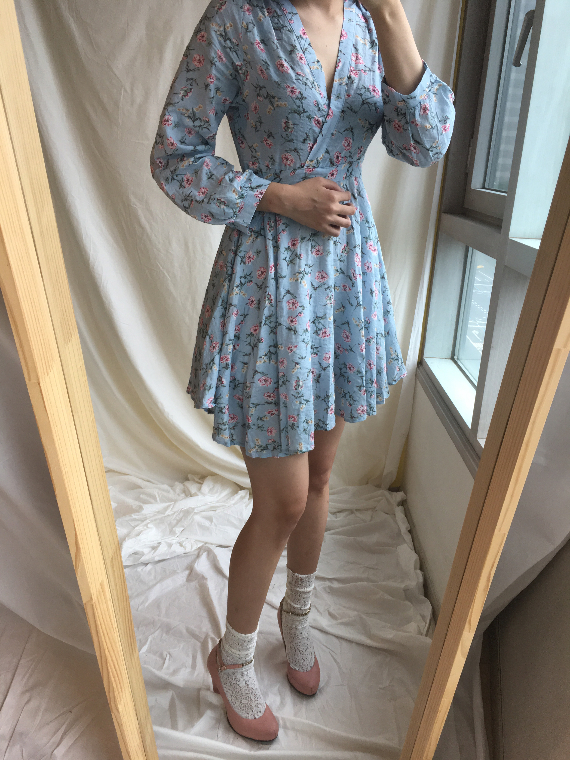 New Women Dress Zoom Flower Flare Mini Dress Sleep