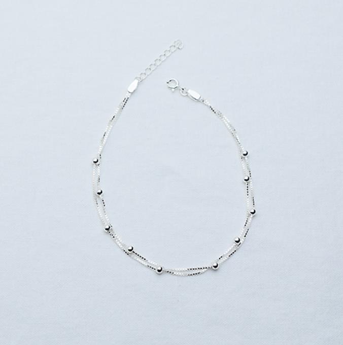 New Doubling Silver Bracelet 925