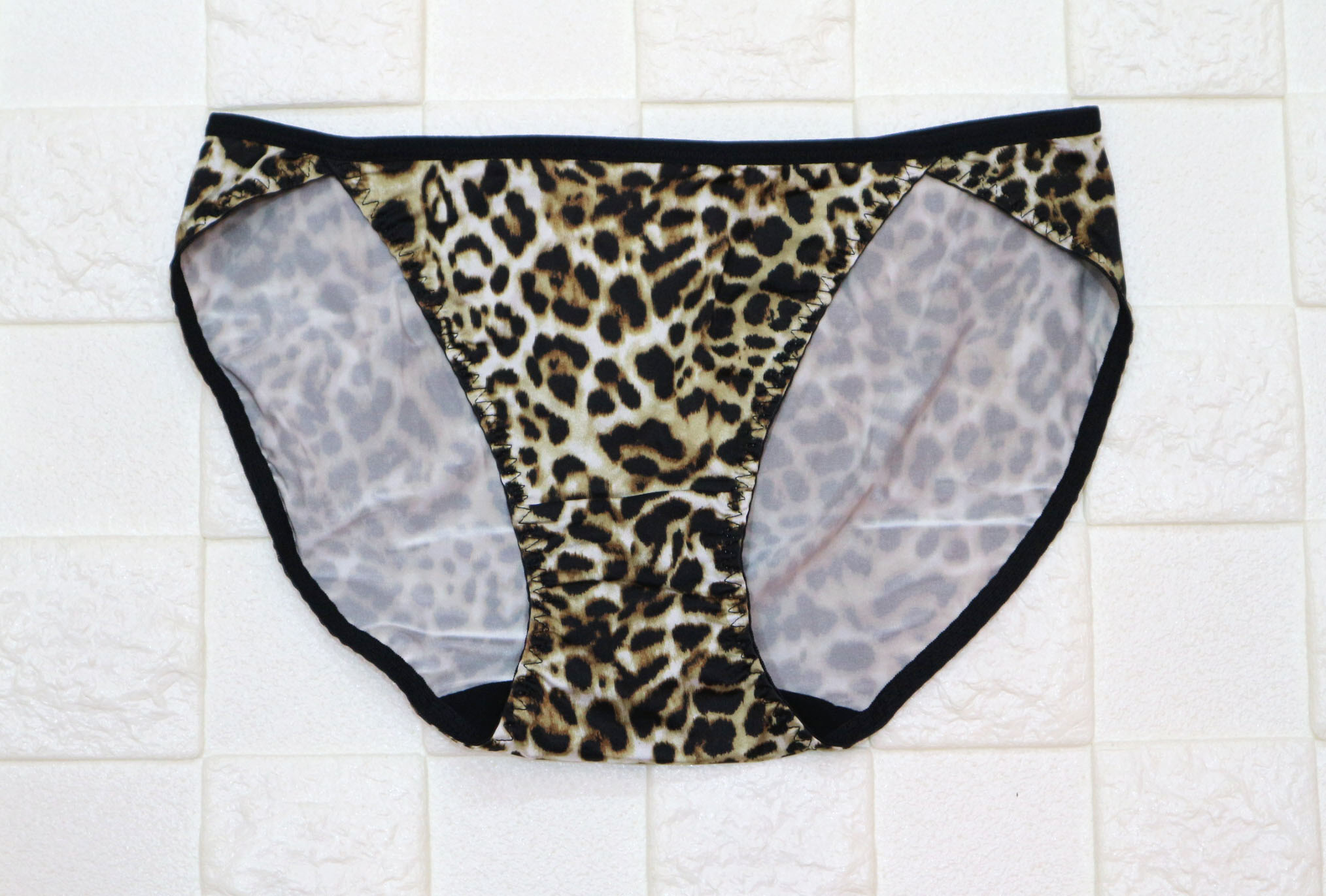 Women Underwear Solve Black Leopard Tee Panties Br