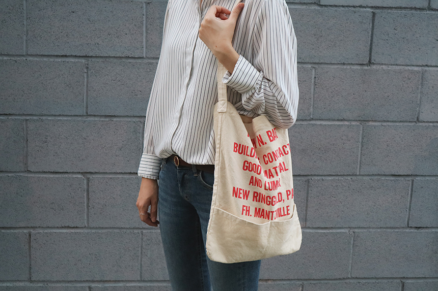 NEW ECO BAG Tobi Toba Pocket Lettering Eco Bag Sho