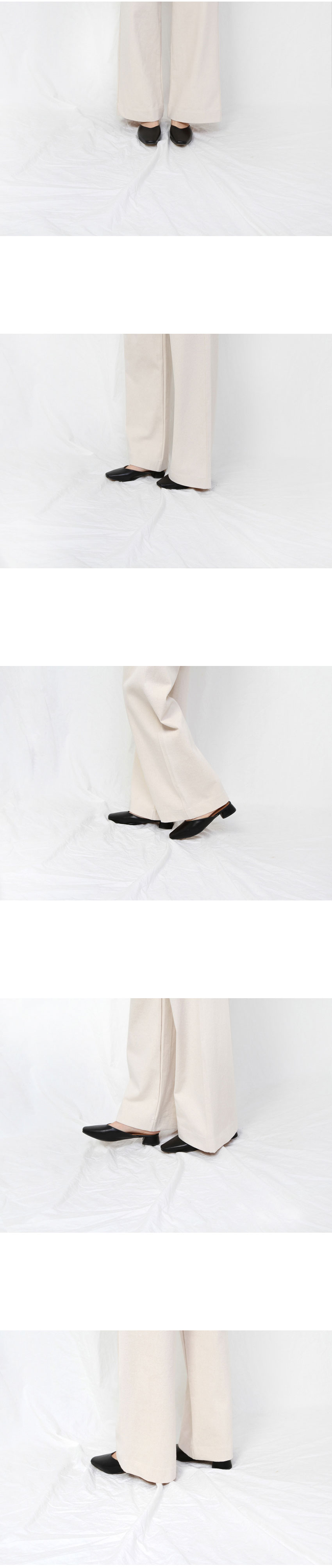 New 1071 5color flops Mules blow-heeled 3.5cm Fall