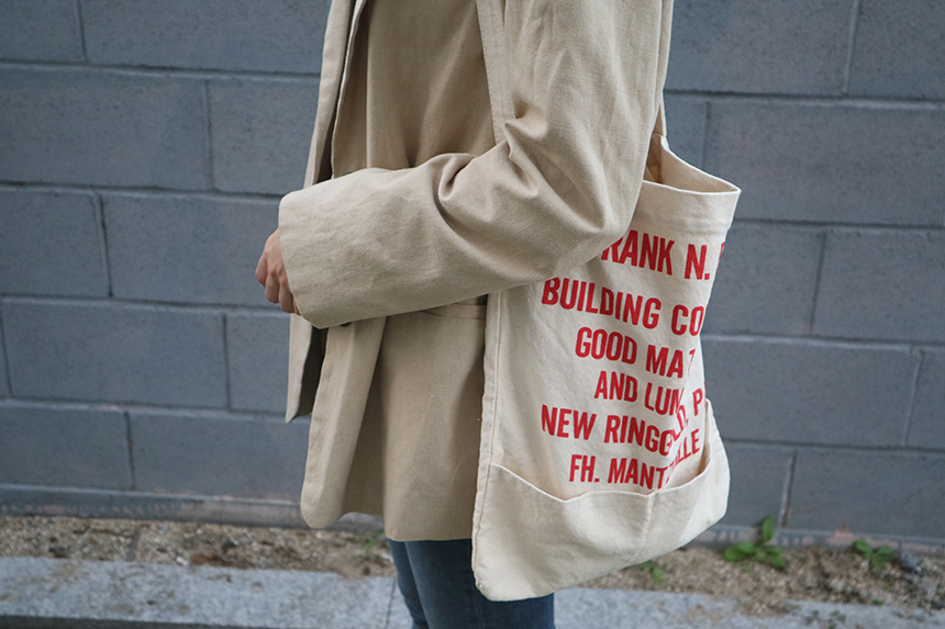 NEW ECO BAG Tobi Toba Pocket Lettering Eco Bag Sho