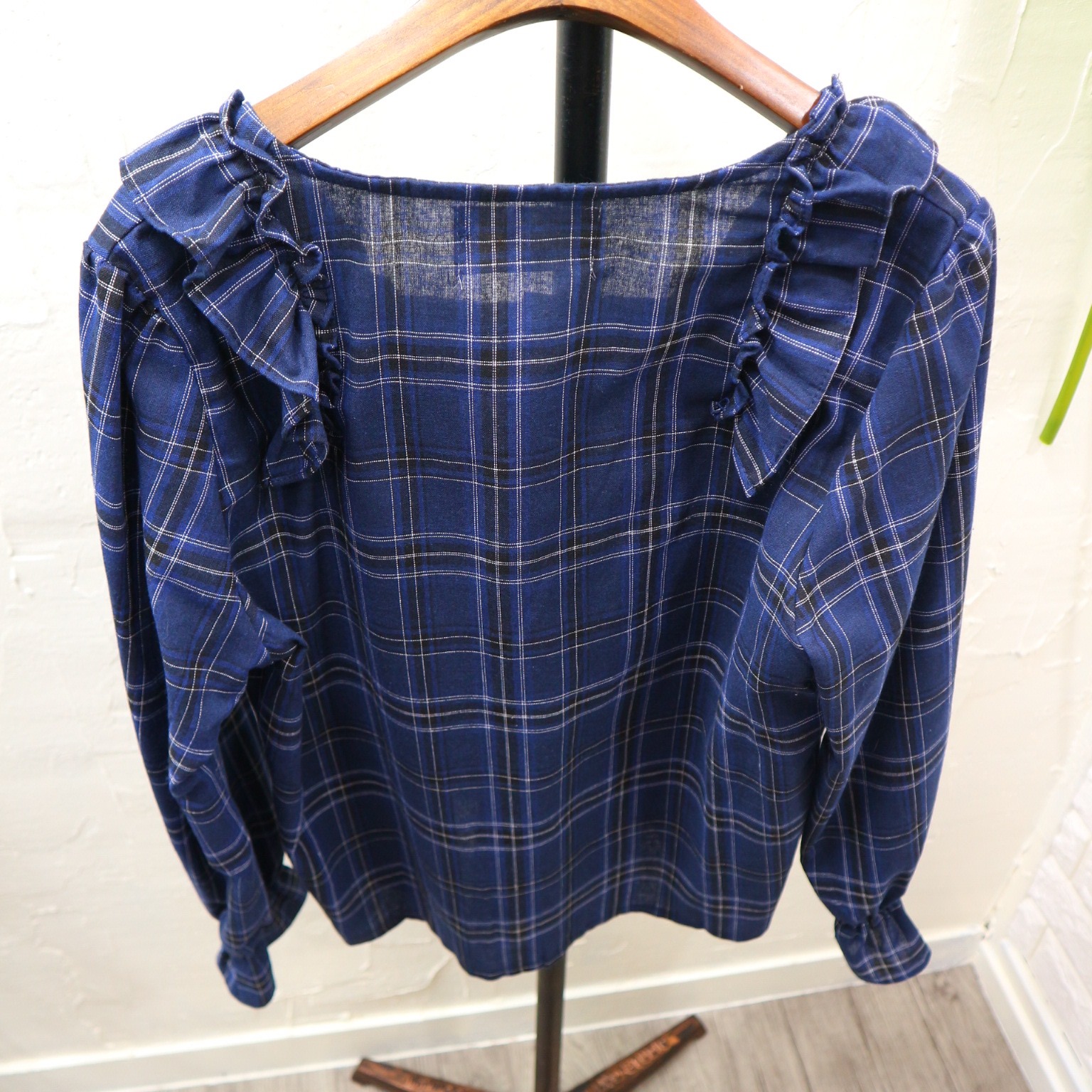 NEW FASHION LADY GIRL Blouse Free Shipping Frill C