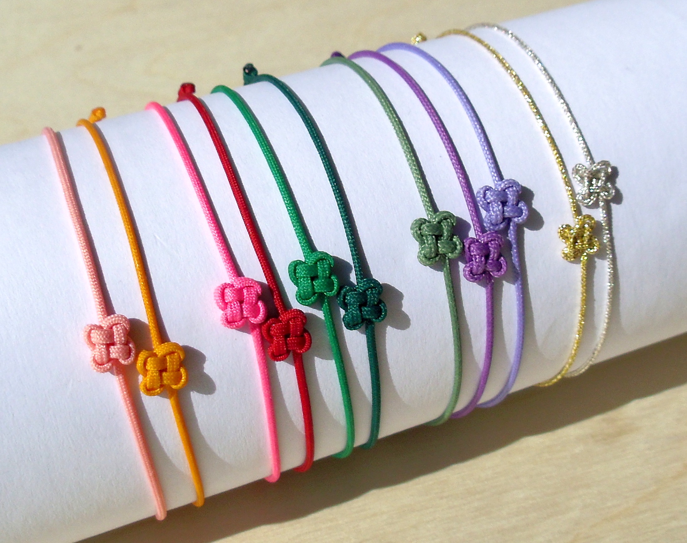 New base lanyard Clover knot lucky bracelet bracel