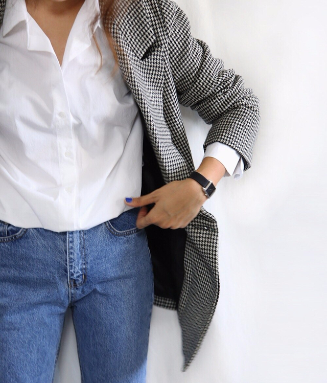 Swan Shirt Loose Fur Long 4color Romantic Look Dat