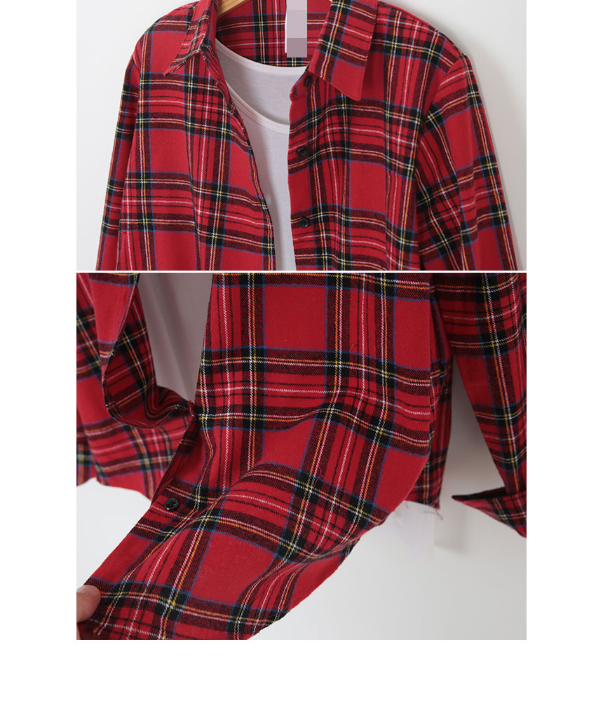 Tartan check shirt brushed southern winter autumn 