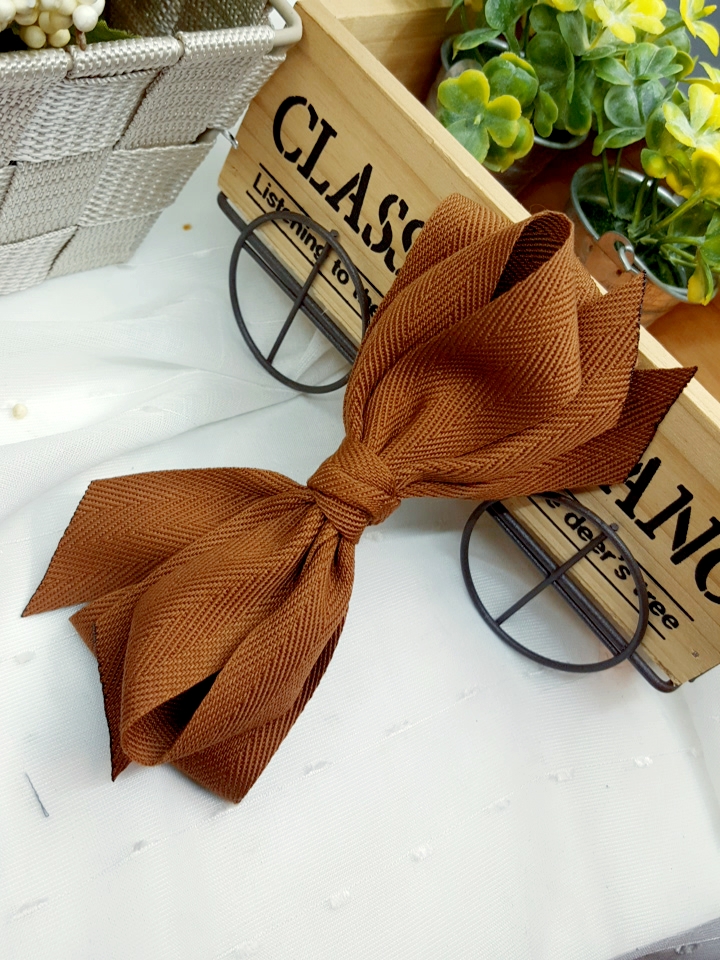 NEW HAIR CLIP HOOP Set of 3 Ribbon Pin Set New Wan