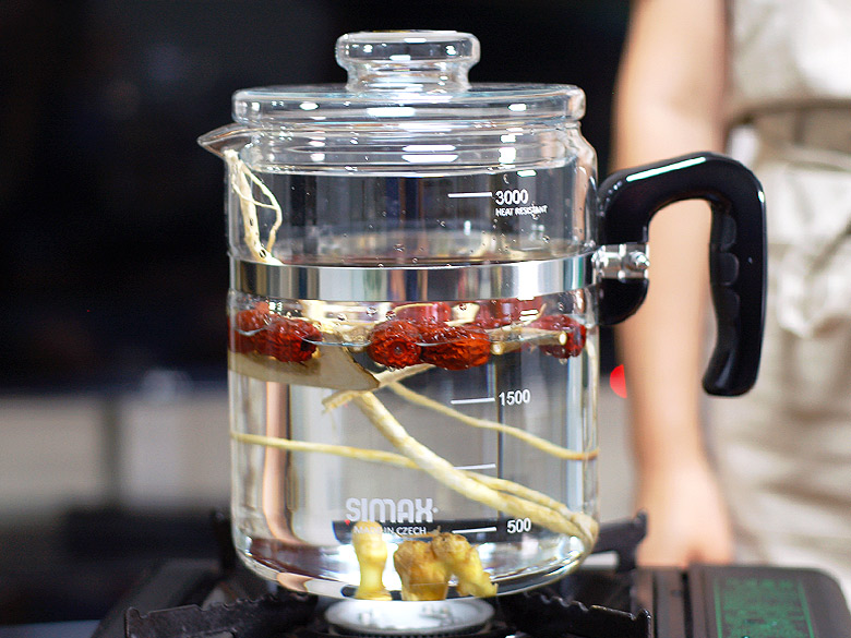 Shimax heat-resistant glass hot water pot 3L kettl