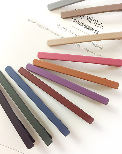 Hair Accessories Set of 10 pieces of matte dowel h