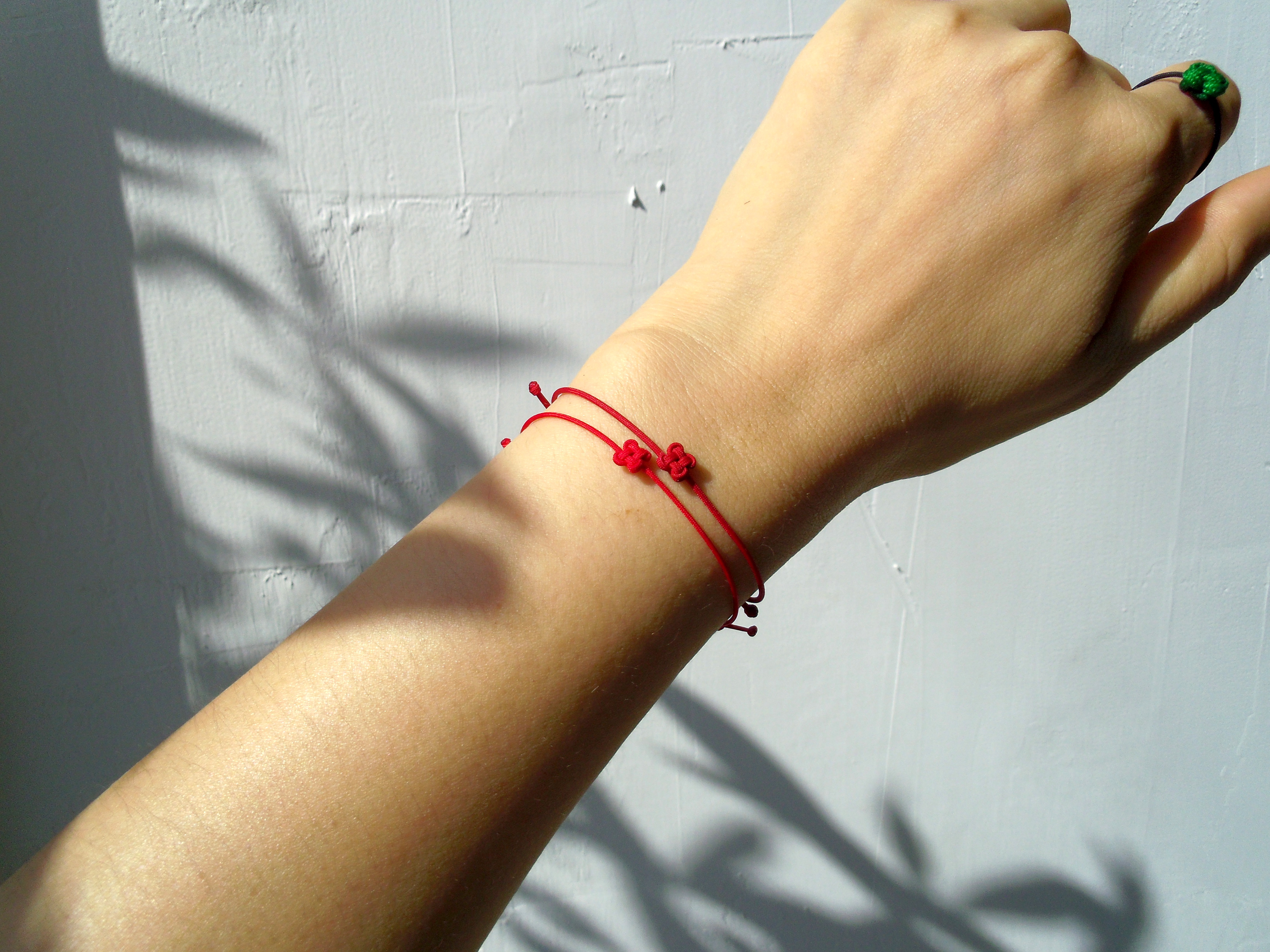 New base lanyard Clover knot lucky bracelet bracel