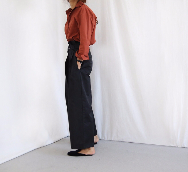 Swan Shirt Loose Fur Long 4color Romantic Look Dat
