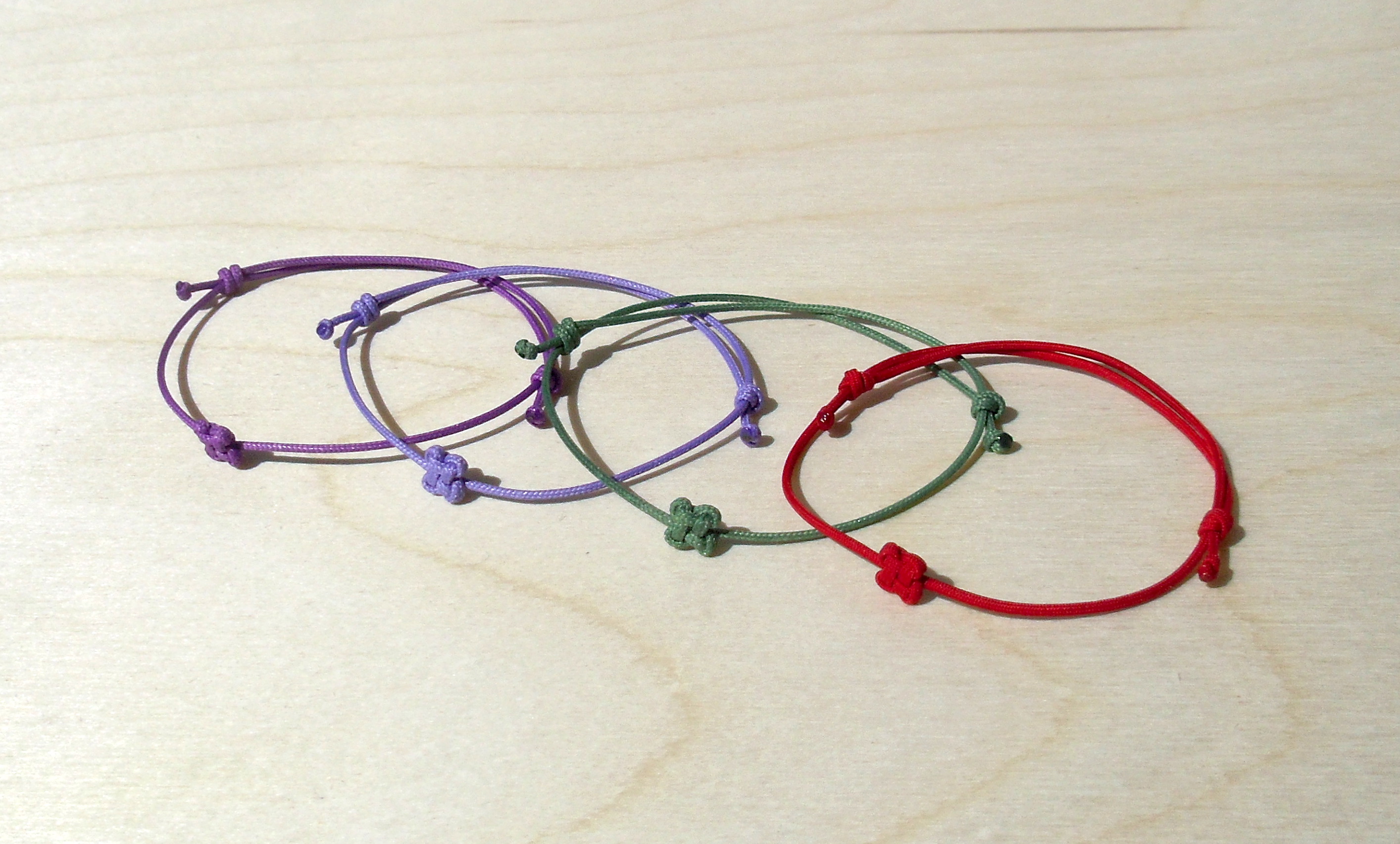 New base lanyard Clover knot lucky bracelet bracel