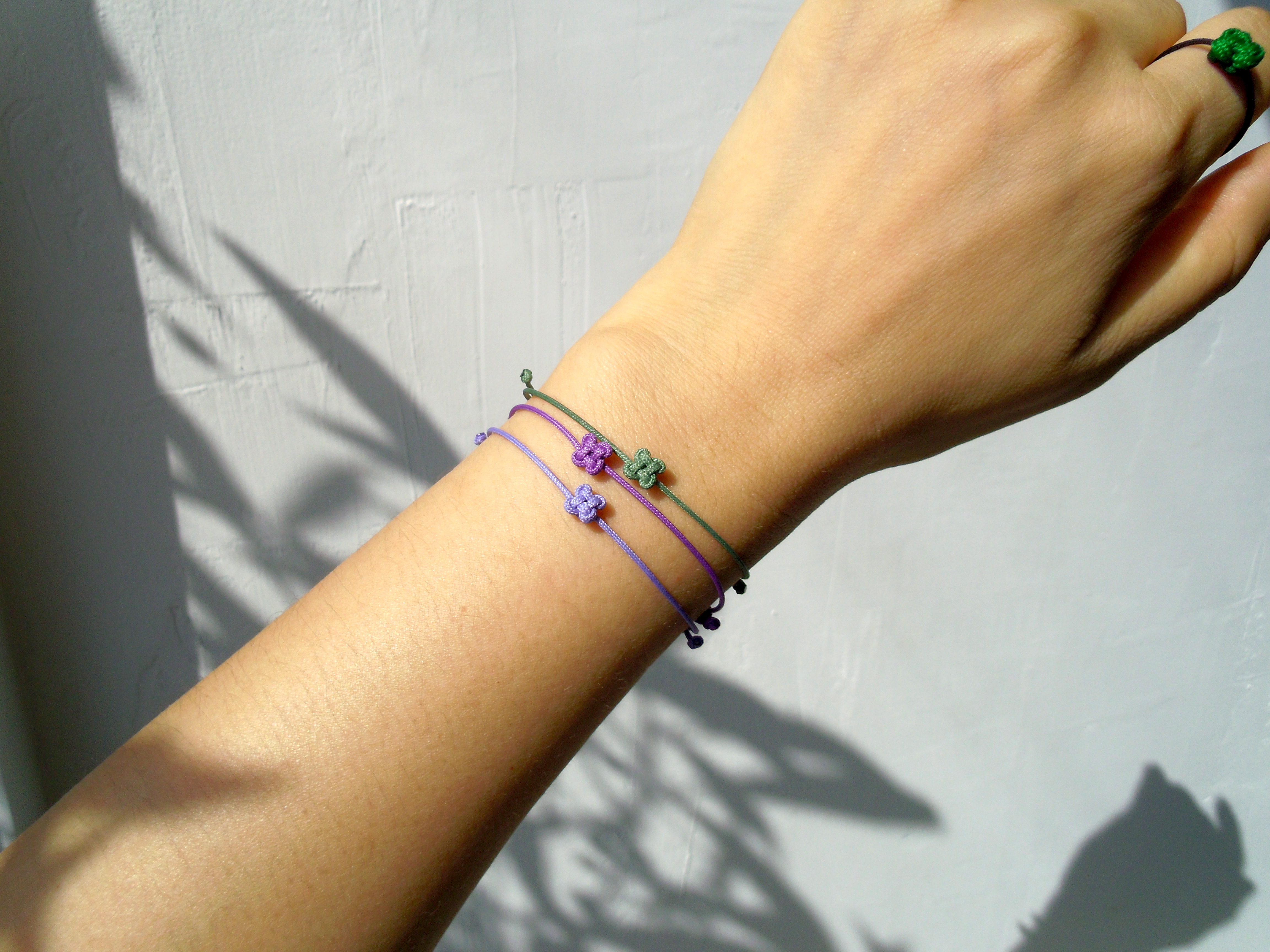 New base lanyard Clover knot lucky bracelet bracel