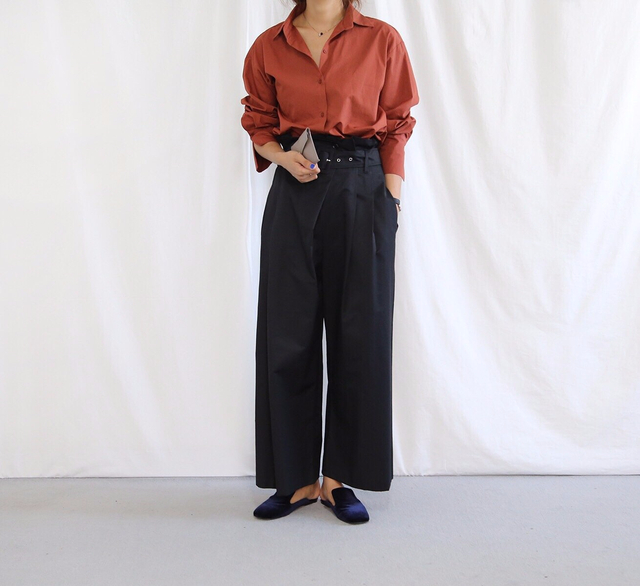 Swan Shirt Loose Fur Long 4color Romantic Look Dat